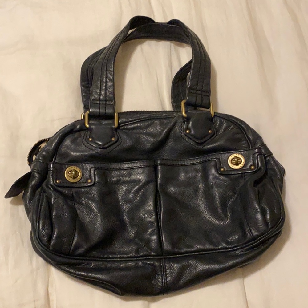 Marc by Marc Jacobs Bowler Black Leather bag